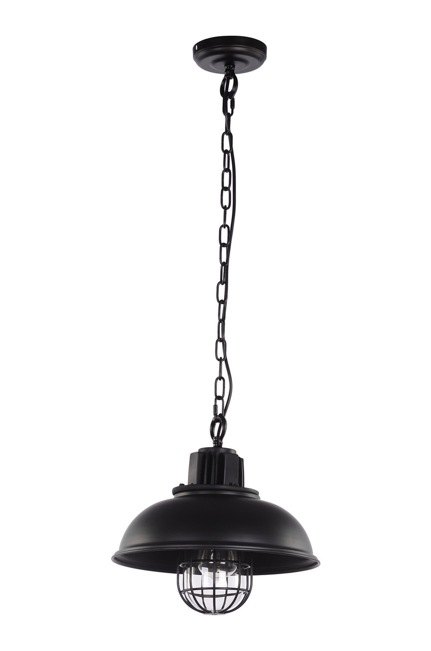 Op tijd Onafhankelijkheid Sporten Brooklyn Vintage Industriele Hanglamp Kooi Met Ketting, Zwart