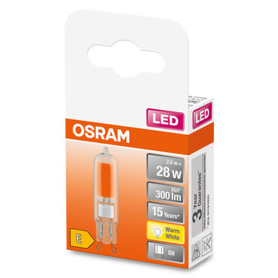 Wreed onderbreken Brochure 4058075574465 Osram Parathom G9 LED Steeklamp 2.6-28W Warm Wit