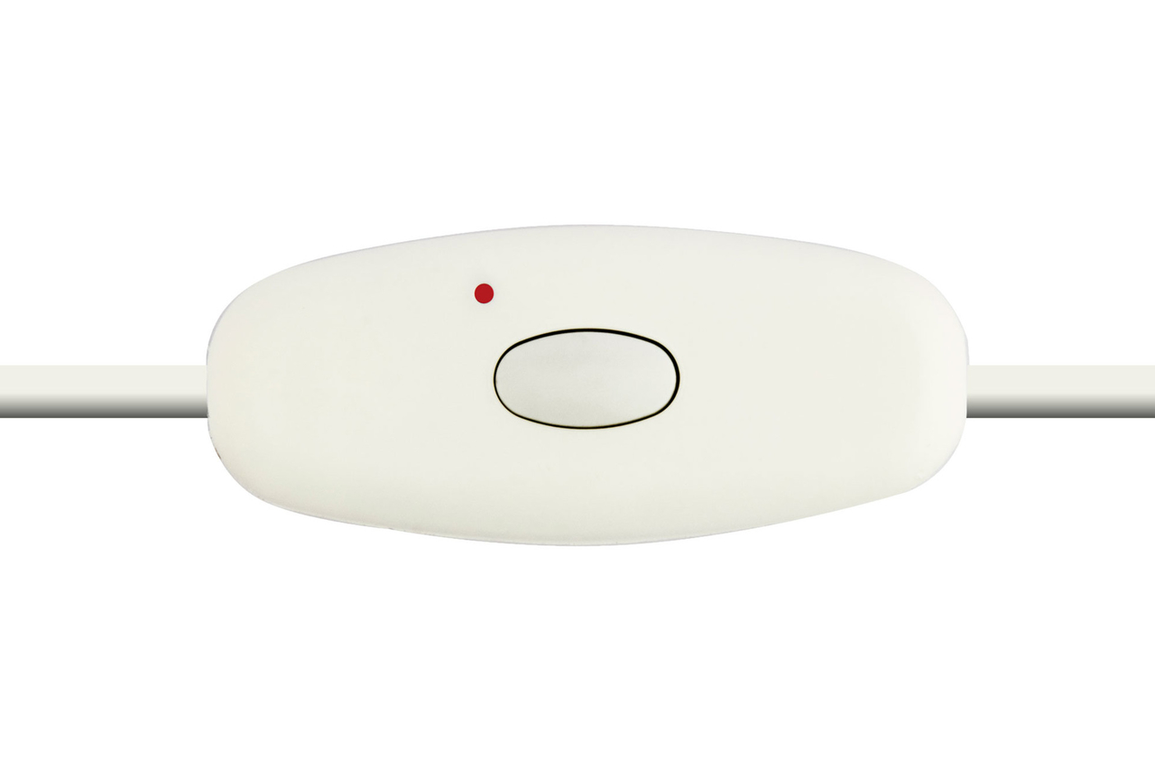 Besparing Kruipen Verlating LED Snoerdimmer 230V, fase aansnijding 10W-150W Wit