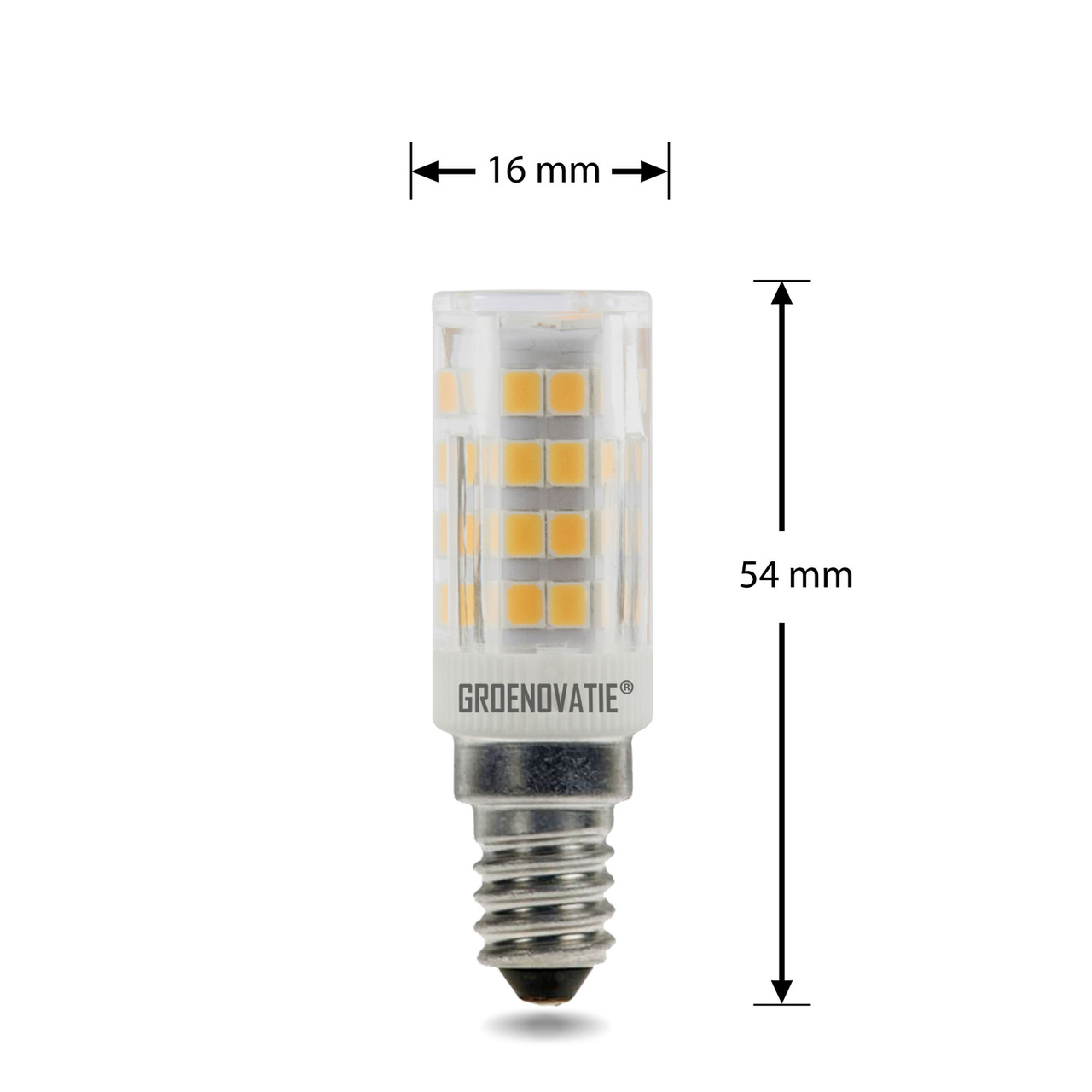 neerhalen bang klep E14 LED Lamp Mini 4W Warm Wit Dimbaar - LED E14 Mini