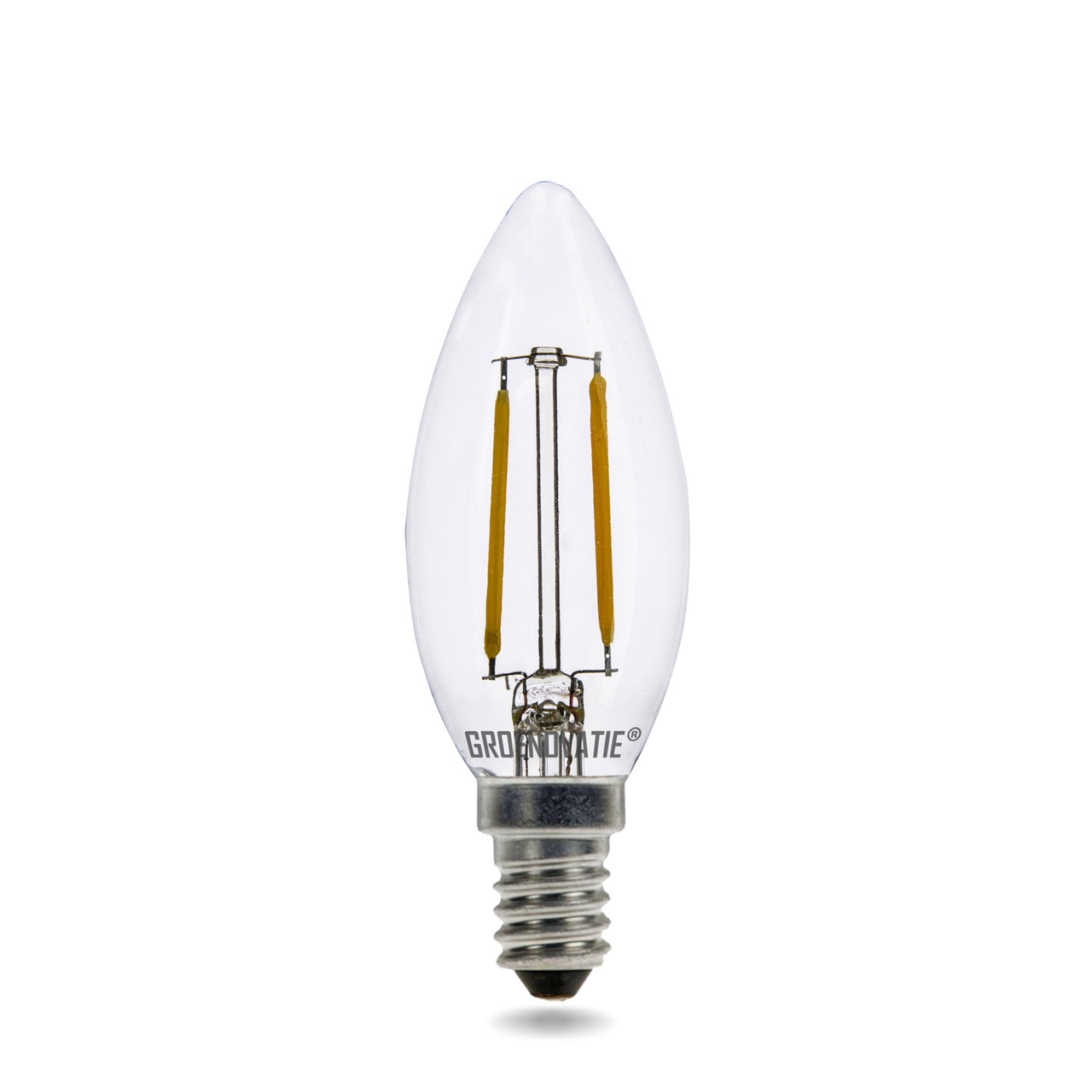 lila Dicteren breedte E14 LED Filament Kaarslamp 2W Dimbaar - LED filament Dimbaar