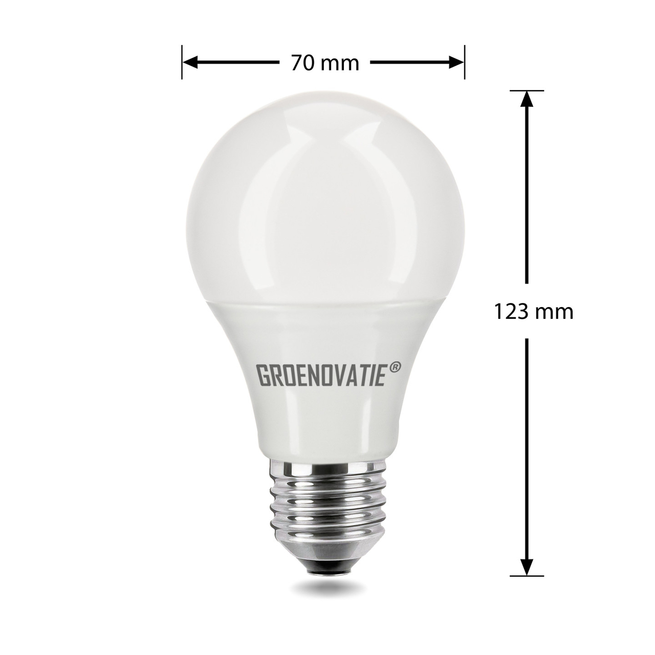 E27 LED Lamp 9W Warm Wit - LEDlampen - Woonkamerlampen