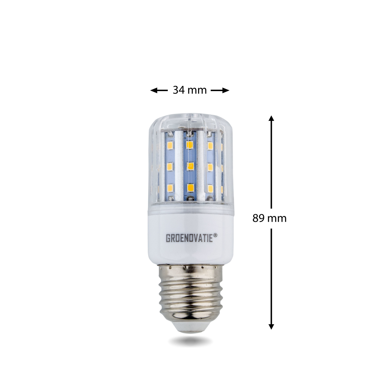 oneerlijk gips Pas op E27 LED Mais / Corn Lamp 5W Warm Wit - LED Corn Lamp E27