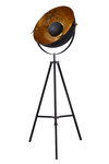 Industrieel Design Tripod Vloerlamp Goud Zwart Industrieel Design Tripod Vloerlamp Goud Zwart