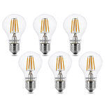 E27 LED Filament Lamp 4W Warm Wit 6 pack E27 LED Filament Lamp 4W Warm Wit 6 pack