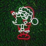kerstman neon