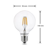 LED Filament Globelamp 4 watt