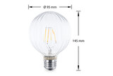 E27 LED Globelamp 4 Watt Helder