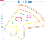 Neon bord pizza