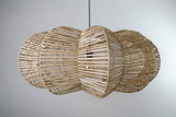 Rotan / Rieten Hanglamp, Handgemaakt, Naturel, ⌀60 cm