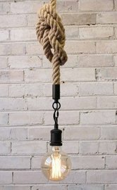 Vintage Touwlamp 200cm Enkele Fitting E27