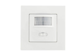 LED PIR Bewegingsmelder/Sensor Tweedraads Inbouw Wand, IP20, Wit