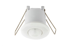 LED PIR Bewegingsmelder/Sensor Inbouw Plafond Mini, IP20, Wit