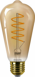 Philips MASTER E27 LED Lamp 4-25W ST64 Amber Extra Warm Wit Dimbaar