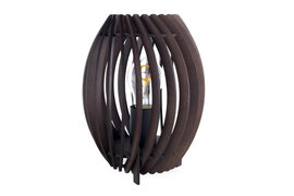 Houten Tafellamp, E27 Fitting, ⌀ 215 x 250 mm, Walnoothout