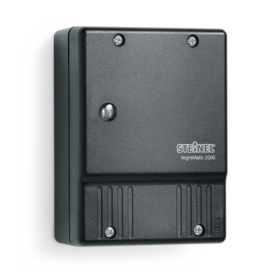 Steinel NightMatic 2000 Schemerschakelaar Opbouw IP54, Zwart