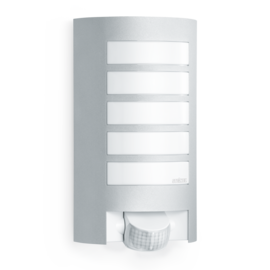 Steinel L 12 Buitenwandlamp Bewegingssensor, Waterdicht IP44, Zilver, E27 Fitting