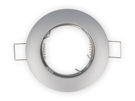 Inbouwspot, Rond, Aluminium, Vast, Mat Grijs