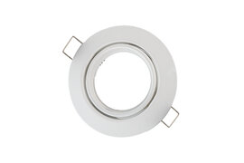 Inbouwspot, Rond, Kantelbaar, Mat Wit