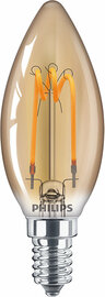 Philips CLA E14 LED Kaarslamp 2.3-14W Goud Extra Warm Wit