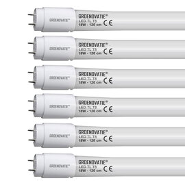 LED TL T8 Buis, 18W, 120cm, 2250 Lumen, Glas, 840 Neutraal Wit, 6-Pack