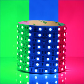 RGB LED Strip, 5 Meter, 14.4 Watt/meter, 5050 LED's