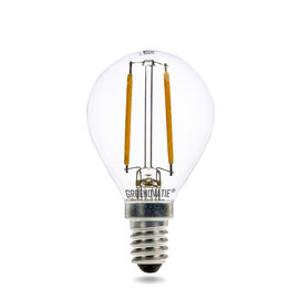E14 LED Filament Kogellamp 2W Extra Warm Wit Dimbaar