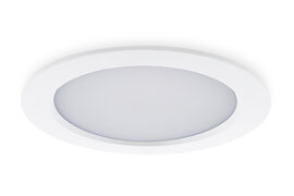 LED Paneel Plafondlamp 12W, Rond ⌀14cm, Warm Wit, Inbouw