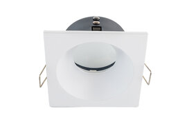 Inbouwspot Vierkant, Vast, Waterdicht IP65, Wit