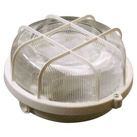 Bulleye Plafond-/ Wandarmatuur voor Buiten, Wit, Waterdicht IP44, E27 Fitting