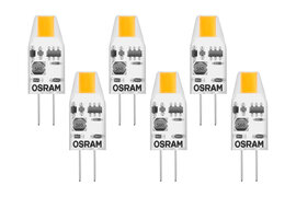 Osram G4 LED Steeklamp 1-10W Warm Wit 6-Pack