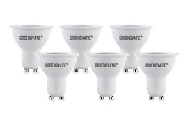 GU10 LED Spot COB 5W Warm Wit 6-Pack