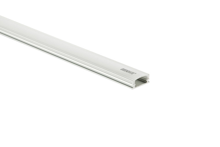 Aluminium Profiel LED Strip Opbouw 1,5m - Compleet afbeelding