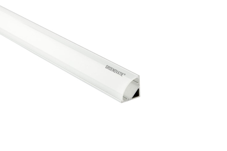 Aluminium Profiel LED Strip Hoek 1,5m - Compleet afbeelding