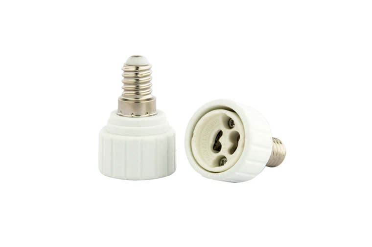 Verloopfitting van GU10 naar E14 afbeelding