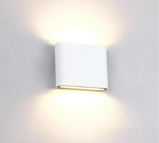 Groenovatie LED Wandlamp 6W Rechthoekig Warm Wit, Wit