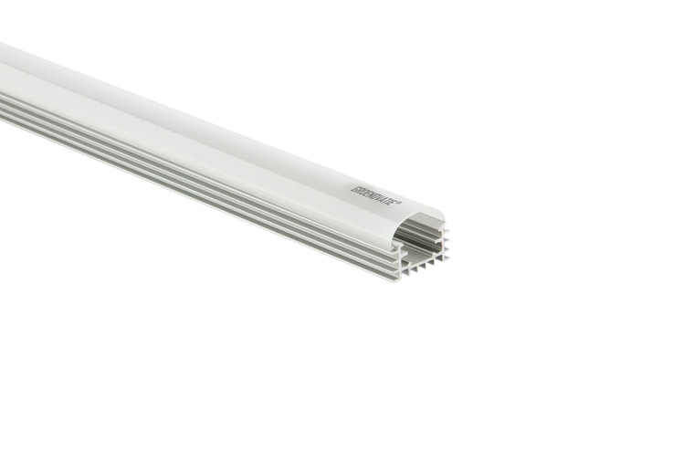 Aluminium Profiel LED Strip Halfrond 1,5m - Compleet