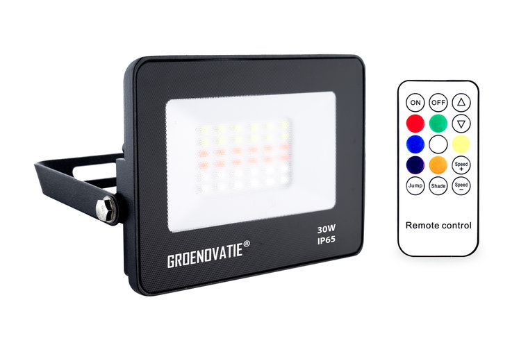 LED Breedstraler 30W Waterdicht IP65 RGB