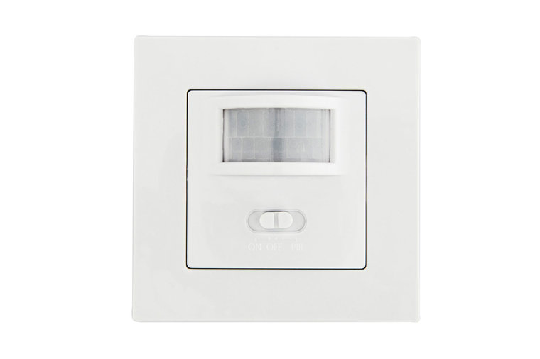 LED PIR Bewegingsmelder/Sensor Tweedraads Inbouw Wand, IP20, Wit afbeelding