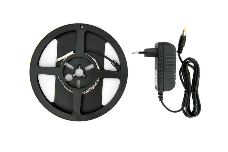 LED Strip, 2 Meter, 7.2 Watt/meter, 2835 LED's, Blauw, Incl. Adapter afbeelding