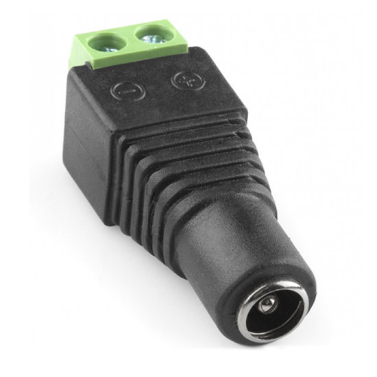 LED Strip DC5.5 Stekker Female met klemmen afbeelding