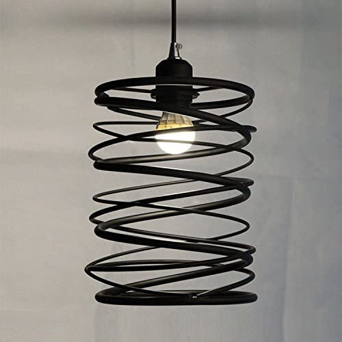 Spring Industrieel Design Hanglamp, E27 Fitting, a20x35cm, Messing - Zwart
