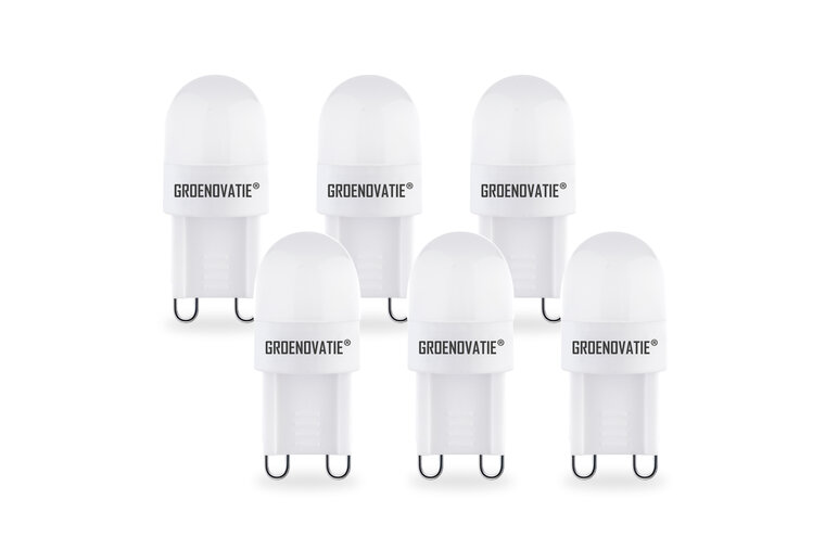 Groenovatie G9 LED Lamp 1W Extra Klein Warm Wit 6-Pack
