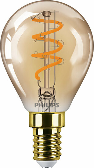 Philips MasterValue E14 LED Kogellamp 2.6-15W Goud Extra Warm Wit afbeelding