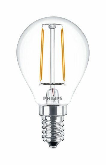 Philips CLA E14 LED Kogellamp 2-25W P45 827 Extra Warm Wit
