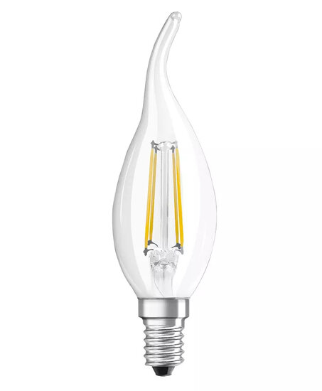 Osram Parathom E14 LED Filament Kaarslamp Tip 4W Warm Wit afbeelding
