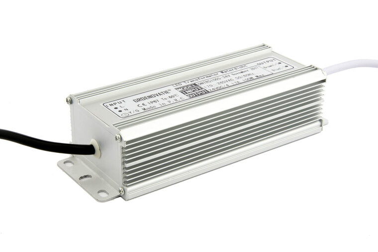 LED Transformator 12V, Max. 100 Watt, Waterdicht IP67 afbeelding