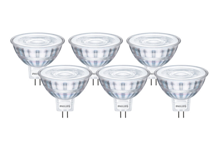 Philips CorePro GU5.3 LED Spot 4.4-35W 36D Warm Wit 6-Pack afbeelding