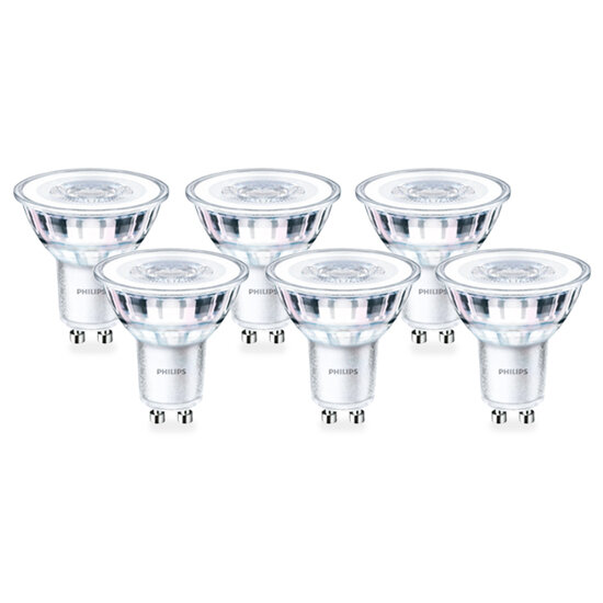 Philips CorePro LEDspot 4-35W GU10 36D Extra Warm Wit Dimbaar 6-Pack