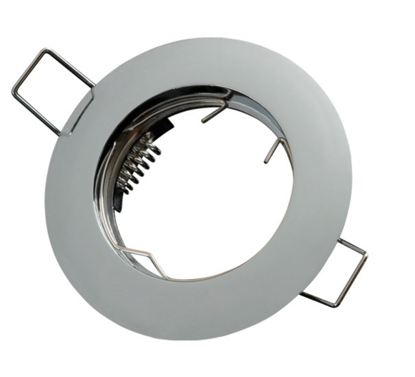 inbouwspot rond aluminium chrome